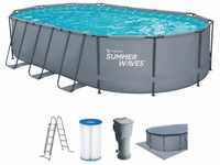 Polygroup Summer Waves Summer Waves Active Frame Pool 610 x 366 x 122 cm...