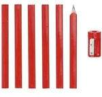 BGS Gelschreiber BGS Do it yourself Zimmermannsbleistifte 175 mm mit Spitzer...
