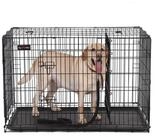FEANDREA Tiertransportbox, Hundebox 2 T&uuml;ren, 122 x 74,5 x 80,5 cm