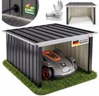 Gardebruk M&auml;hroboter-Garage, Pultdach Metall 86x100x63cm 4x Erdanker Carport Garten