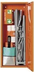 S&ouml;hngen Erste-Hilfe-Set Stehschrank Erste-Hilfe-Trage gef&uuml;llt orange
