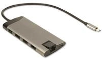 Inter-Tech Laptop-Dockingstation INTER-TECH USB-Hub ARGUS GDC-802, 8in1, USB-C