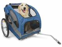 PetSafe Fahrradhundeanhänger Fahrradanhänger für Hunde Happy Ride L Blau blau