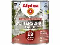 Alpina Farben Wetterschutz-Farbe deckend 0,75 l Steingrau