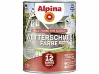 Alpina Holzschutzlasur Alpina Wetterschutzfarbe 2,5 L steingrau
