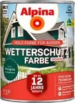 Alpina Holzschutzlasur Alpina Wetterschutzfarbe 2,5 L moosgr&uuml;n