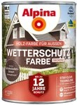 Alpina Holzschutzlasur Alpina Wetterschutzfarbe 2,5 L schokobraun