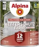 Alpina Holzschutzlasur Alpina Wetterschutzfarbe halbdeckend 0,75 L