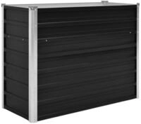 vidaXL Hochbeet, Garten-Hochbeet Anthrazit 100 x 40 x 77 cm Verzinkter Stahl