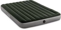 Intex Luftbett Indoor & Outdoor Luftbett Queen Downy Airbed 203x152x25 Fu&szlig;pumpe