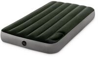 Intex Luftbett Indoor & Outdoor Luftbett Twin Downy Airbed 191x99x25 + Fu&szlig;pumpe
