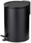 kela Kosmetikeimer MATS, Schwarz, mit Kunststoffeinsatz, 3 Liter,