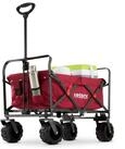 Arebos Bollerwagen faltbar mit 100 kg Tragkraft &ndash; Transportkarre f&uuml;r...