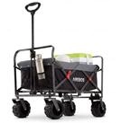 Arebos Bollerwagen faltbar mit 100 kg Tragkraft &ndash; Transportkarre f&uuml;r...