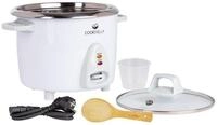 KeMar Kitchenware Reiskocher KRC-200, 500 W, Innentopf aus Edelstahl, Glasdeckel,