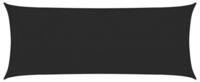 vidaXL Sonnensegel Sonnensegel 160 g/m&sup2; Schwarz 2x4,5 m HDPE, (1-tlg)