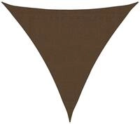 vidaXL Sonnensegel Sonnensegel 160 g/m&sup2; Braun 3,6x3,6x3,6 m HDPE, (1-tlg)