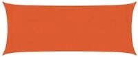 vidaXL Sonnensegel, Sonnenschirm 160 g/m&sup2; Orange 2x4,5 m HDPE