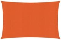 vidaXL Sonnensegel, Sonnenschirm 160 g/m&sup2; Orange 2,5x3,5 m HDPE