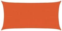 vidaXL Sonnensegel Sonnensegel 160 g/m&sup2; Orange 2,5x5 m HDPE, (1-tlg)