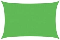 vidaXL Sonnensegel Sonnensegel 160 g/m&sup2; Hellgr&uuml;n 3,5x4,5 m HDPE, (1-tlg)