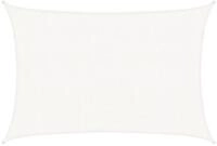 vidaXL Sonnensegel Sonnensegel 160 g/m2 Wei&szlig; 3x4,5 m HDPE, (1-tlg)
