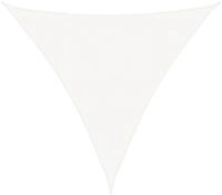 vidaXL Sonnensegel Sonnensegel 160 g/m&sup2; Wei&szlig; 4x4x4 m HDPE, (1-tlg)