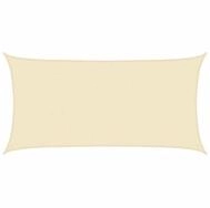 vidaXL Sonnensegel Sonnensegel 160 g/m&sup2; Creme 2x3,5 m HDPE, (1-tlg)