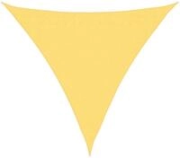 vidaXL Sonnensegel Sonnensegel 160 g/m&sup2; Beige 3x3x3 m HDPE, (1-tlg)