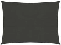 vidaXL Sonnensegel 25 x 2 m Sonnensegel 160 gm&sup2; Anthrazit 2x2,5 m HDPE...