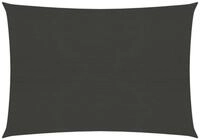 vidaXL Sonnensegel, Sonnenschirm 160 g/m&sup2; Anthrazit 2,5x3,5 m HDPE