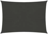vidaXL Sonnensegel, Sonnenschirm 160 g/m&sup2; Anthrazit 3,5x4,5 m HDPE