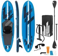 ECD Germany SUP-Board Aufblasbares SUP Board mit Kajaksitz inkl Komplett Set Paddle