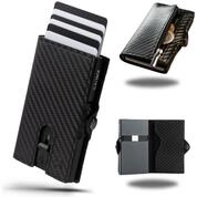 SLIMJACK Mini Geldb&ouml;rse Herren - echt Leder - M&uuml;nzfach RFID-Schutz - Cardholder -