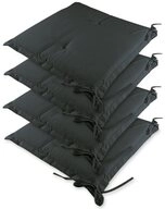 Detex Sitzauflage Sydney, 4er Set Wasserabweisend 44x40cm Stuhlkissen...