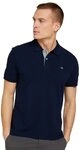 TOM TAILOR Poloshirt mit Knopfleiste und Logo