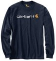 Carhartt Langarmshirt Carhartt Long-Sleeve Logo marineblau