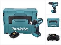 Makita Akku-Schrauber DDF 485 A1J Akku Bohrschrauber 18 V 50 Nm Brushless + 1x...
