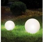 esotec LED Gartenleuchte 2er Set Solarkugeln SIENA, ⌀20+30cm, 16 Farben multicolor