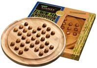 Philos Spiel Philos 3159 - Solitaire gro&szlig; 28,5 cm, Bambus