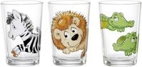 Ritzenhoff & Breker Kinderbecher Happy Zoo Kindergl&auml;ser 205 ml 3er Set,...