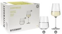 Ritzenhoff Weinglas Ritzenhoff Lichtweiss Julie Wei&szlig; 12er-Set 2021, Kristallglas