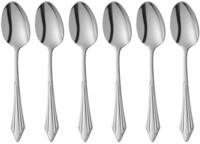 WMF Besteck-Set F&auml;cher Espressol&ouml;ffel-Set, 6 St&uuml;ck, Cromargan protect&reg; (6-tlg), 6