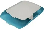 LEITZ Briefablage Briefkorb Cosy mit Organiser A4 Polystyrol blau/hellgrau blau