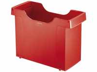 Leitz Hängeregistraturbox ohne Mappen Plus Uni-Box ohne Deckel (1908-00) rot
