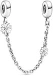Pandora Bead Silber Sicherheitskette Charm G&auml;nsebl&uuml;mchen