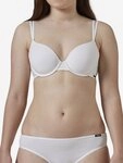 Skiny Schalen-BH Cotton Essentials T‑Shirt‑BH, Gepolsterter BH, Softcup BH