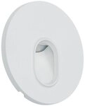 Paulmann LED Wandleuchte Einbauleuchte rund Wei&szlig; 1,7W, LED fest integriert,