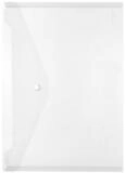 Pelikan Briefumschlag herlitz Dokumententasche A4 glasklar Nr. 10657930, Druckknopf