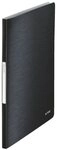 LEITZ Organisationsmappe Sichtbuch Style, A4, PP, mit 20 H&uuml;llen, satin-schwarz